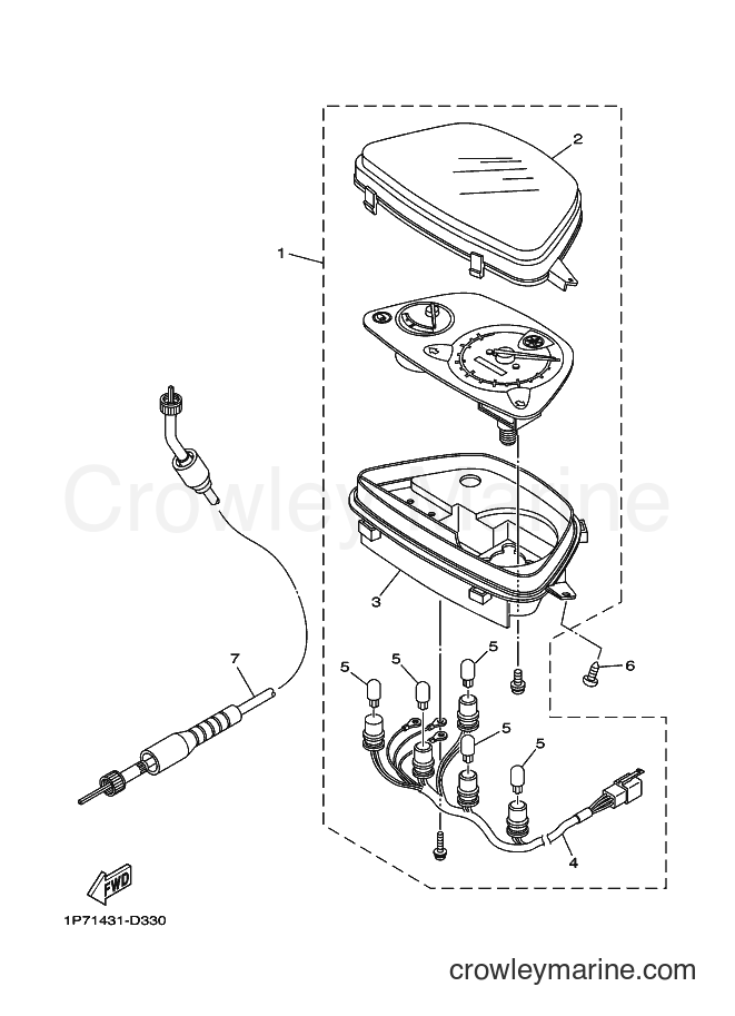 Yamaha Motors AT115C (2D51) [010] - METER