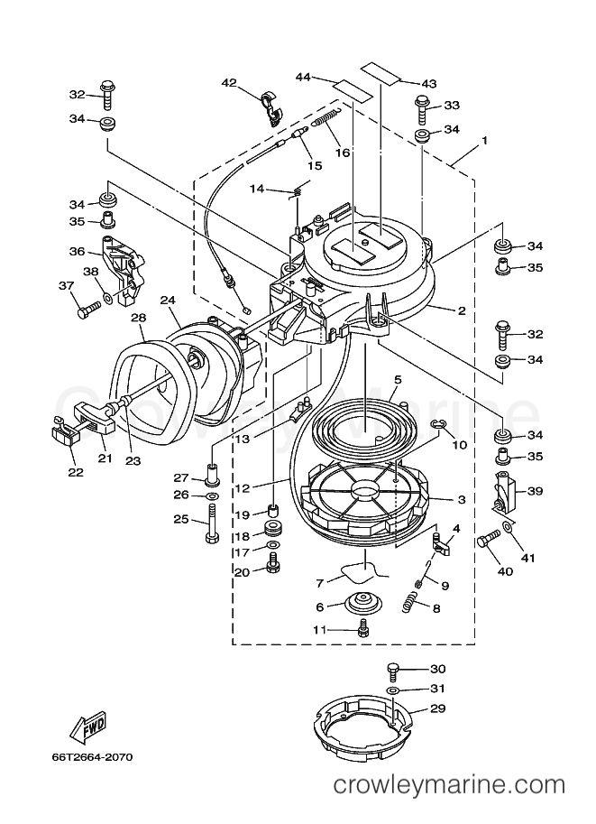 Yamaha Motors (E)40X (66T2) [260] - STARTER