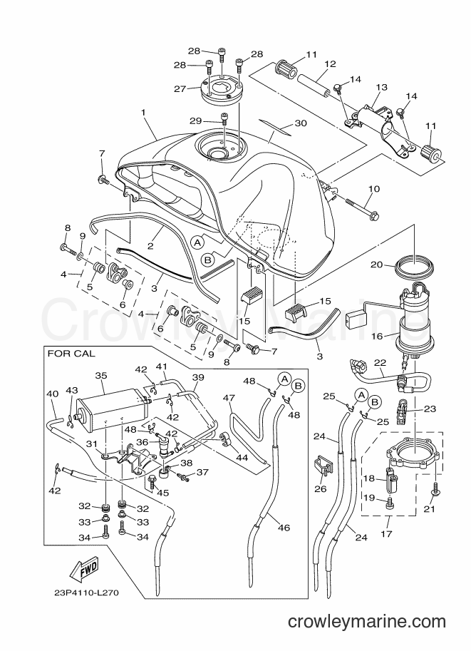 2012 Dirt Bike XT1200Z - XT1200Z (23P5) [010] - FUEL
