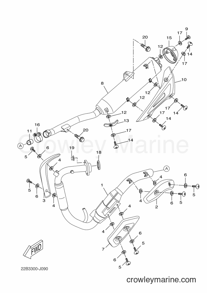 2013 Dirt Bike WR125R - WR125R (22B7) [060] - EXHAUST