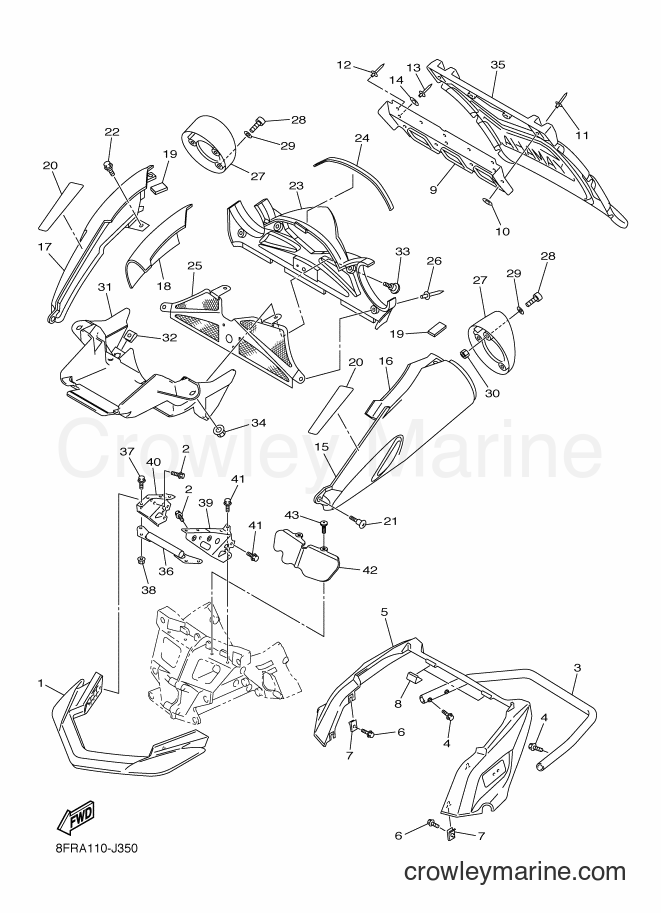 2010 Snowmobile RX10R - RX10R (8FRA) [020] - BUMPER