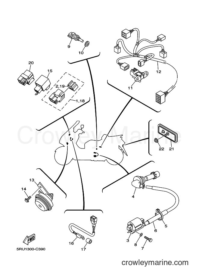 Yamaha Motors YP400 (5RU1) [040] - ELECTRICAL 2