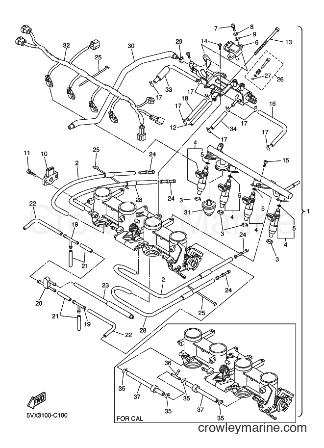 2004 Street Bike FZ6-S - FZ6-S (5VX3) [010] - INTAKE 2