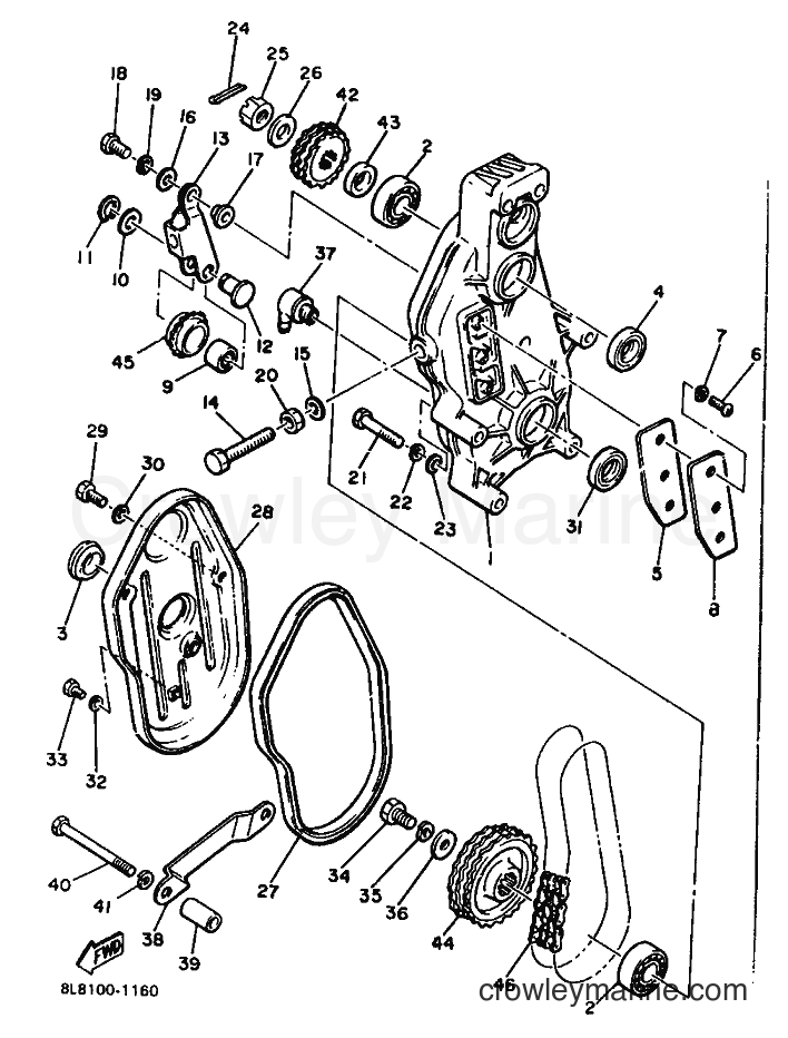1990 Snowmobile XL540P - XL540P (87K1) [010] - TRACK DRIVE 2