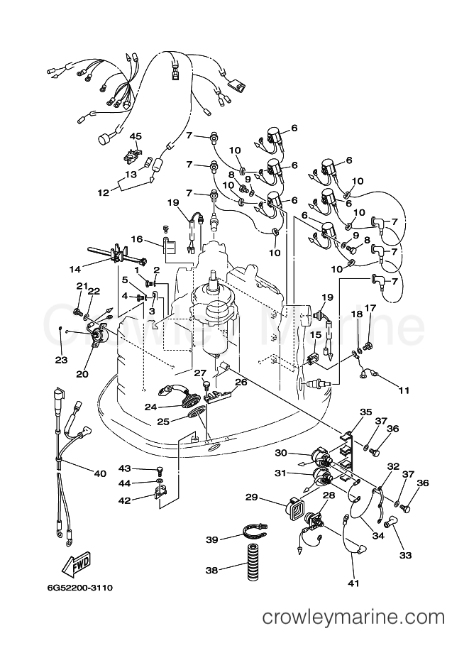 Yamaha Motors 200AETL (60HE) [100] - ELECTRICAL 2