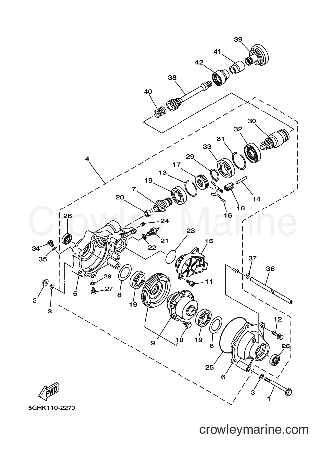 2002 ATV YFM400FWA - YFM400FWA (5GHM) [010] - FRONT DIFFERENTIAL