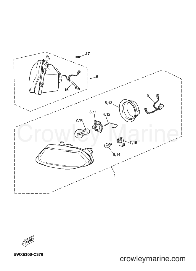 Yamaha Motors TZR50 (2AS2) [010] - HEADLIGHT