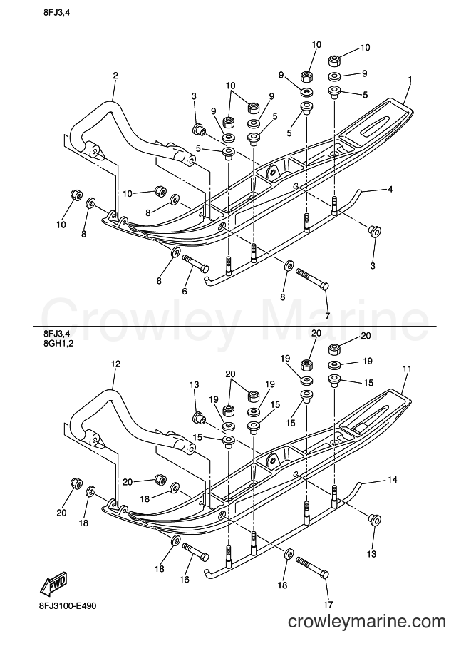 2006 Snowmobile RS10RS - RS10RS (8GH2) [010] - ALTERNATE SKI