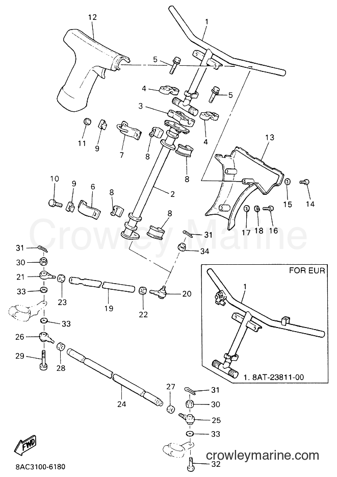 Yamaha Motors VK540E-2 (8AC4) [030] - STEERING