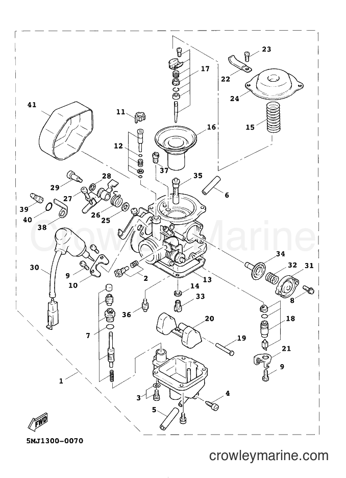 2000 Scooter XC125A - XC125A (5MJ1) [010] - CARBURETOR