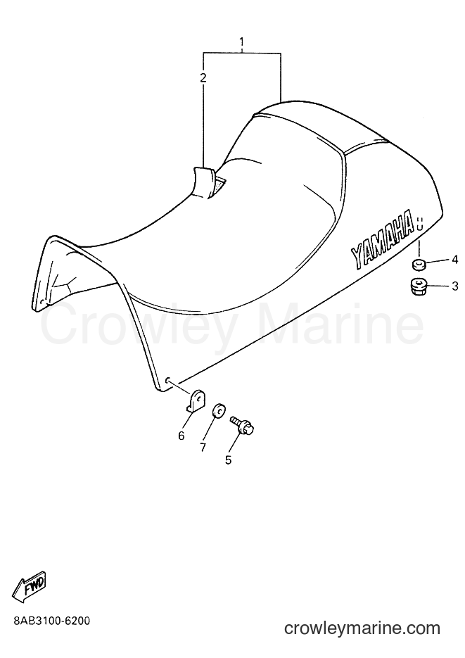 Yamaha Motors VX500 (8AB3) [020] - SEAT