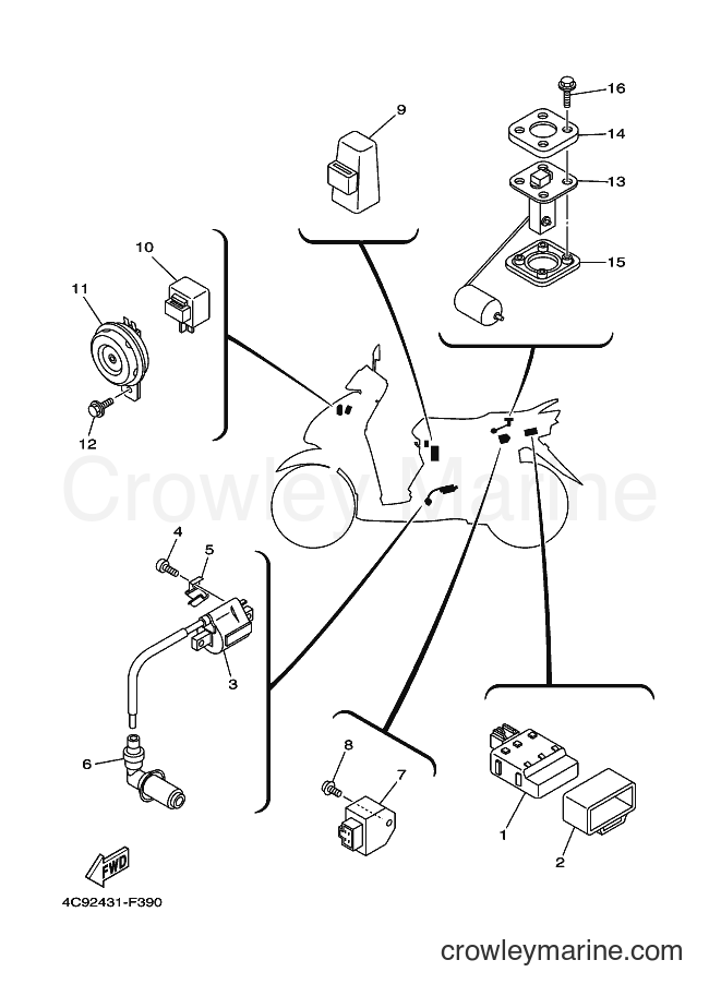 Yamaha Motors BH-115C (5P61) [010] - ELECTRICAL 2