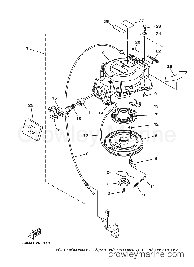 Yamaha Motors T8ELRF (60S3) [060] - STARTER