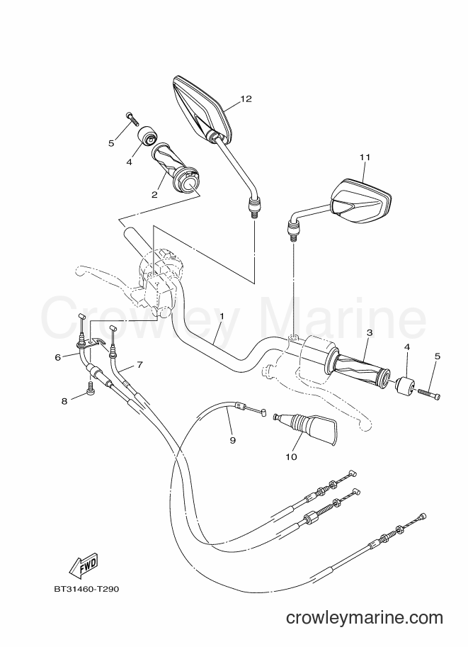 2018 Street Bike VXN155 - VXN155 (BT31) [010] - STEERING HANDLE & CABLE