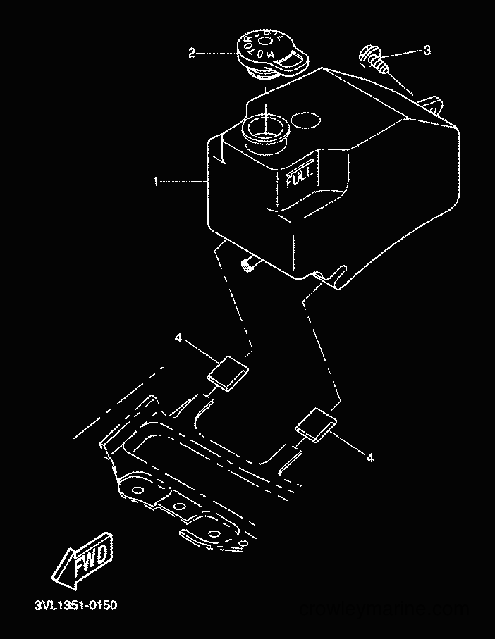 2001 Scooter CW50 - CW50 (5HG9) [020] - OIL TANK