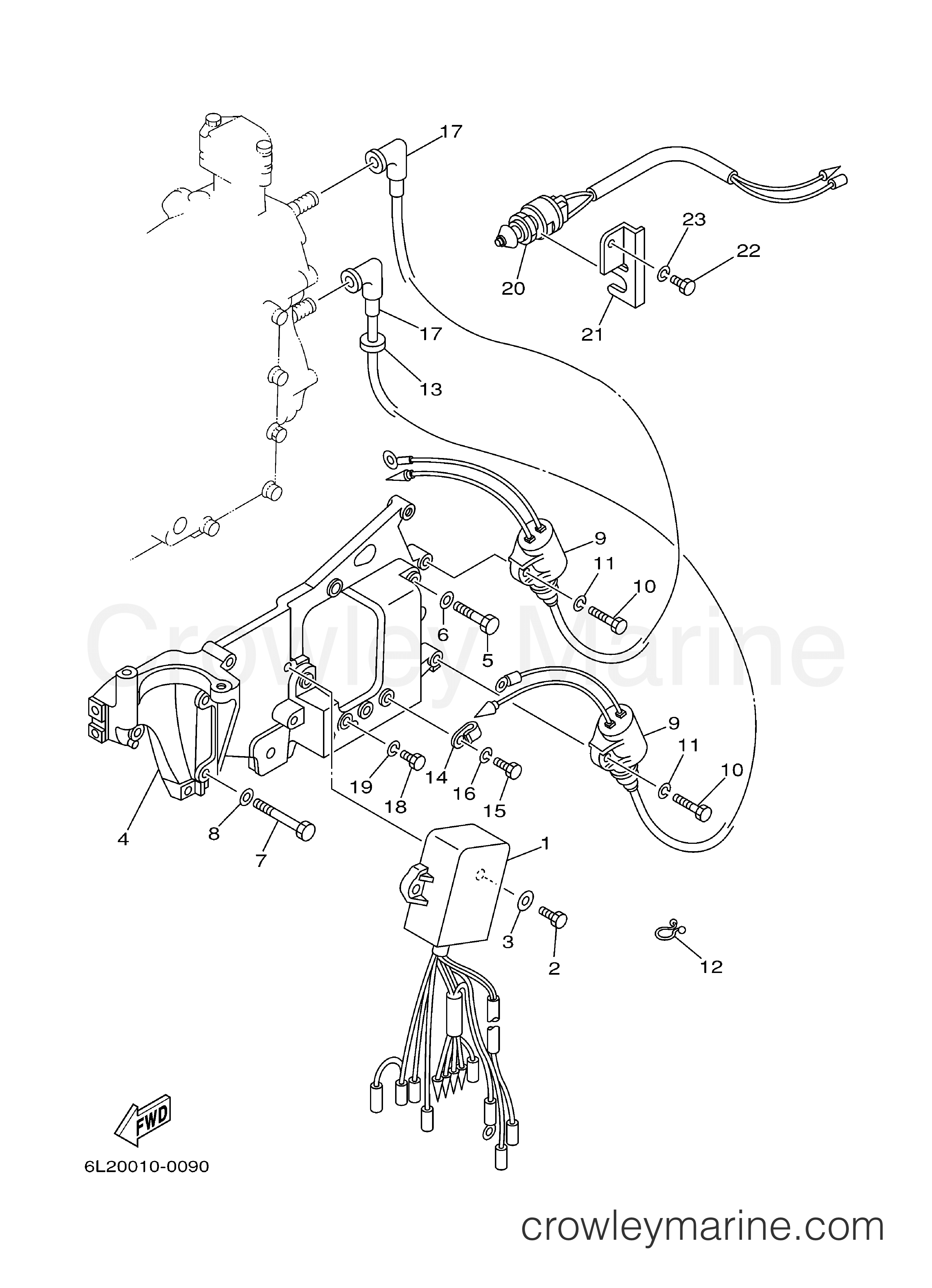 Yamaha Motors 25ELR - ELECTRICAL 1