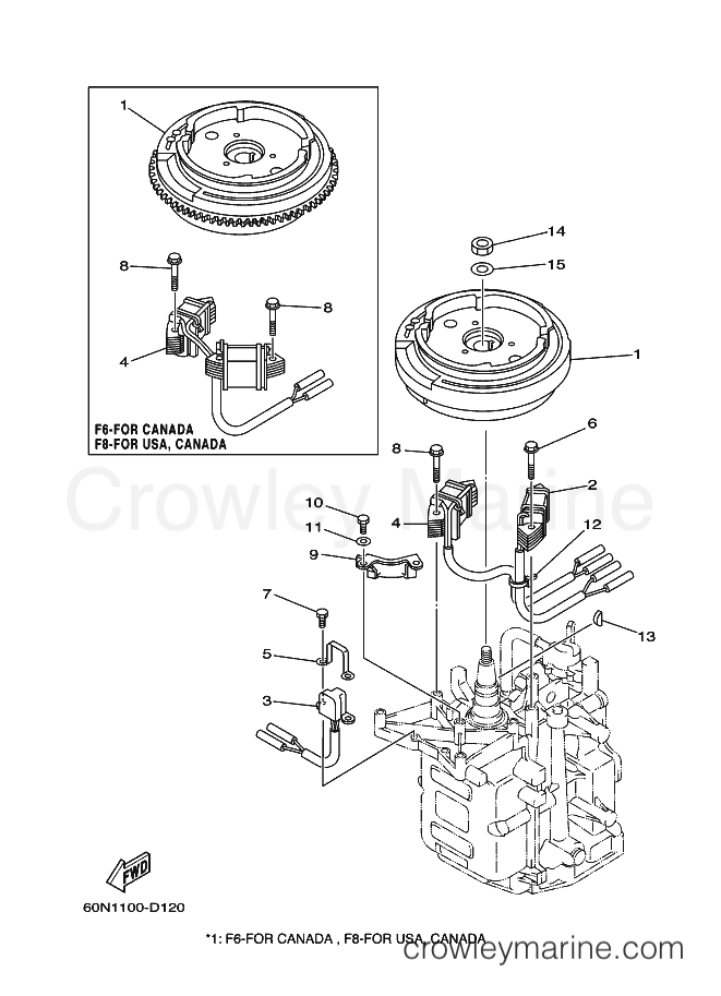 Yamaha Motors F8CMHS (60R3) [130] - GENERATOR