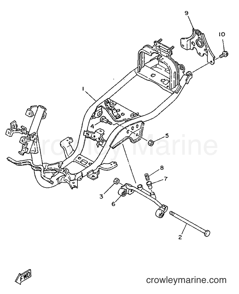 1996 Scooter CY50R - CY50R (3WG6) [999] - FRAME