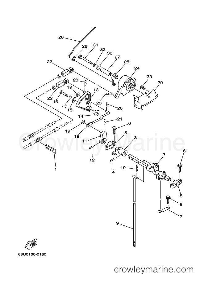 Yamaha Motors FT25B (68U0) [120] - CONTROL