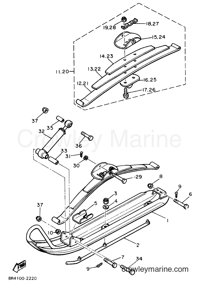 Yamaha Motors BR250 (8AD1) [020] - SKI