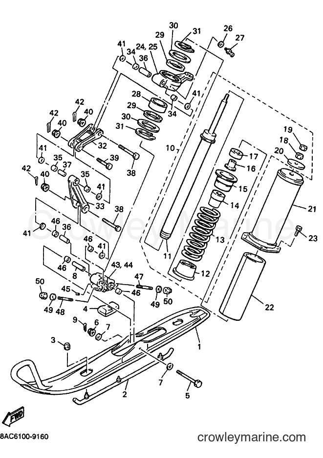 Yamaha Motors VK540E-3 (8AC7) [020] - SKI