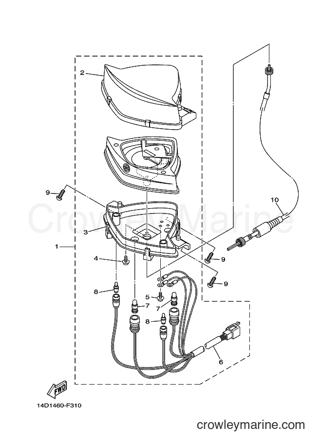 Yamaha Motors AL115C (14D4) [010] - METER