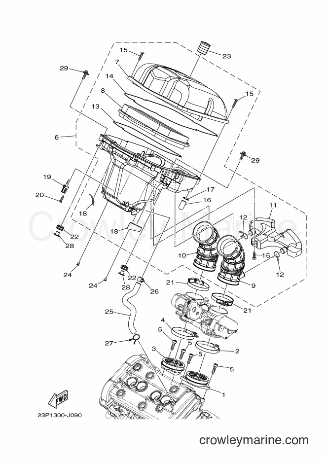 2013 Dirt Bike XT1200Z - XT1200Z (23PF) [010] - INTAKE