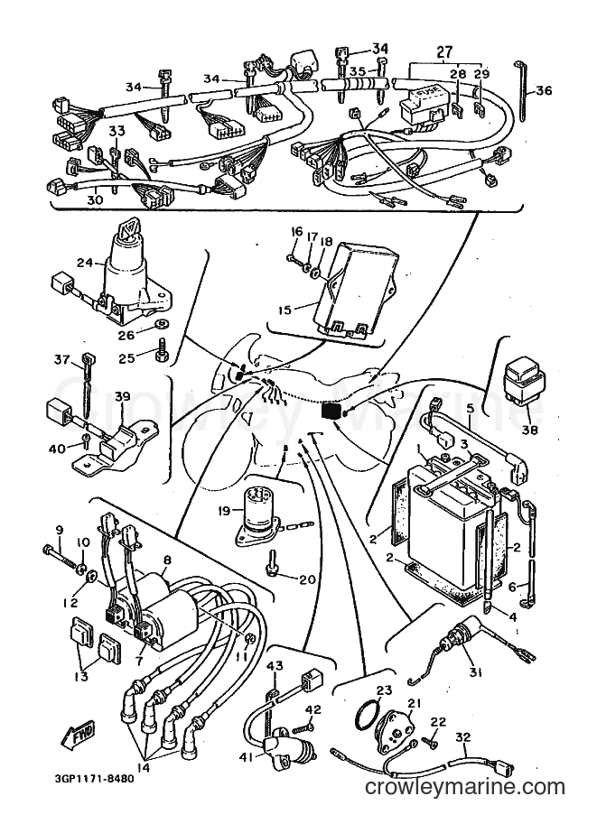 1990 Sport Bike FJ1200 - FJ1200 (3GP3) [010] - ELECTRICAL 2