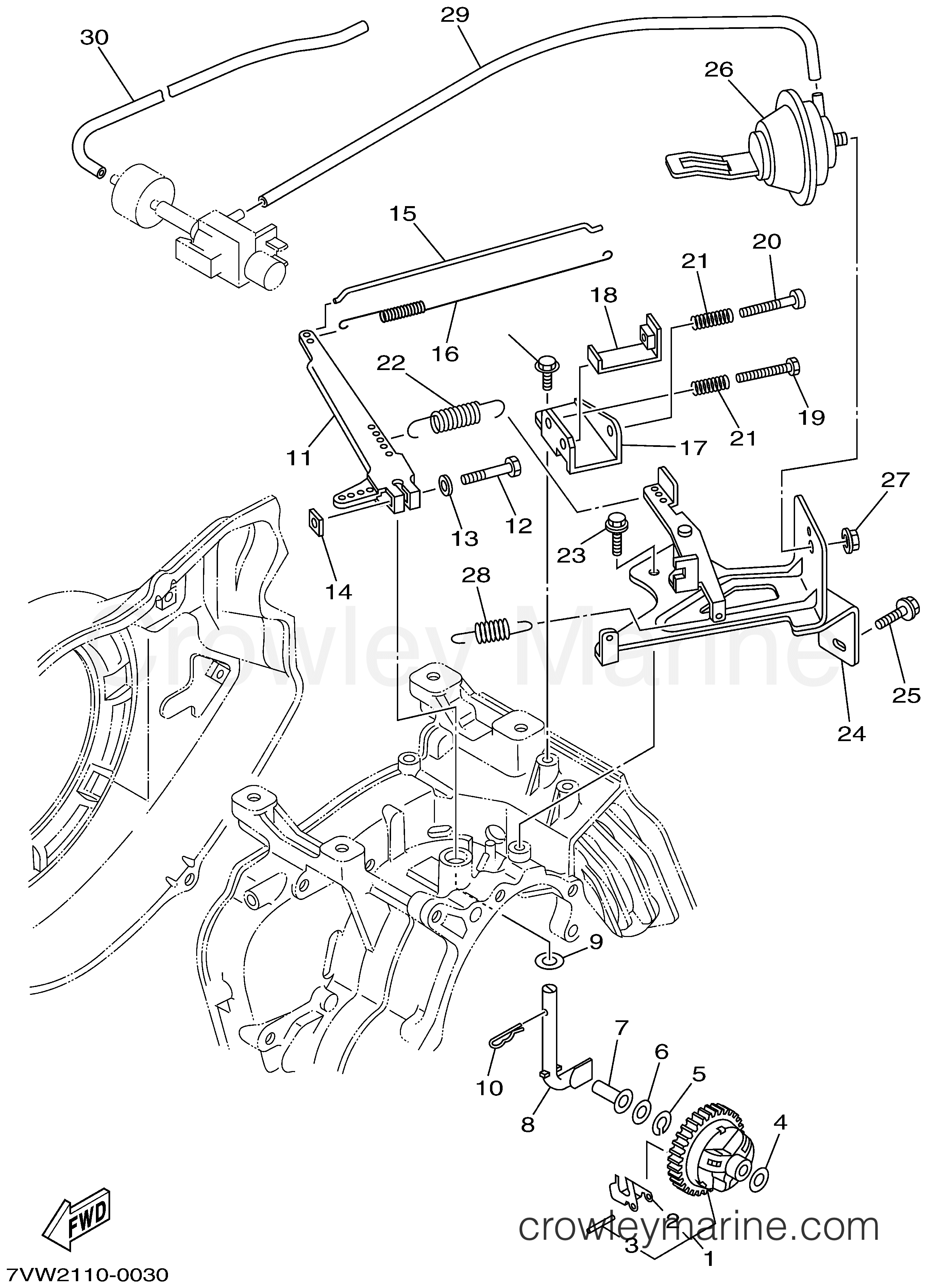 Yamaha Motors EF4000DEX  (YG4000DX_DEC) - GOVERNOR EF4000