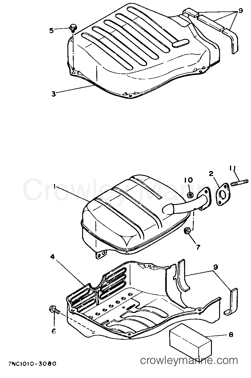 Yamaha Motors EF2500R - EXHAUST