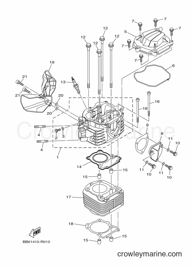 Yamaha Motors YS125-5C (BT41) [050] - CYLINDER