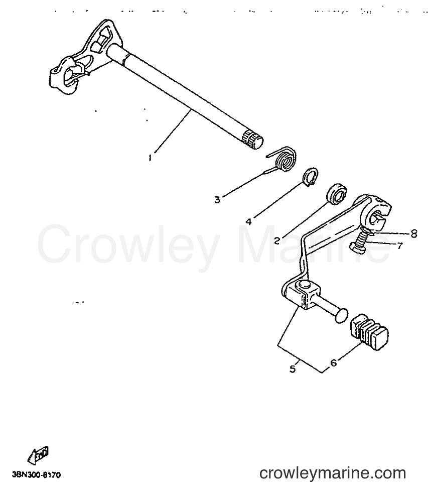 Yamaha Motors TDR125 (3XE2) [999] - SHIFTER