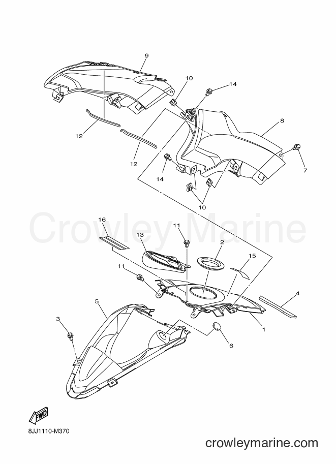 2013 Snowmobile RFX10ST2S - RFX10ST2S (8JJ2) [010] - INSTRUMENT PANEL