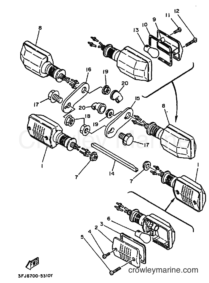 1995 Dirt Bike DT175 - DT175 (3FJ8) [010] - FLASHER LIGHT
