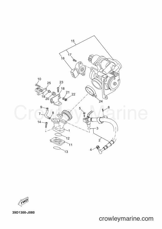 Yamaha Motors YP125R (2AB7) [040] - INTAKE