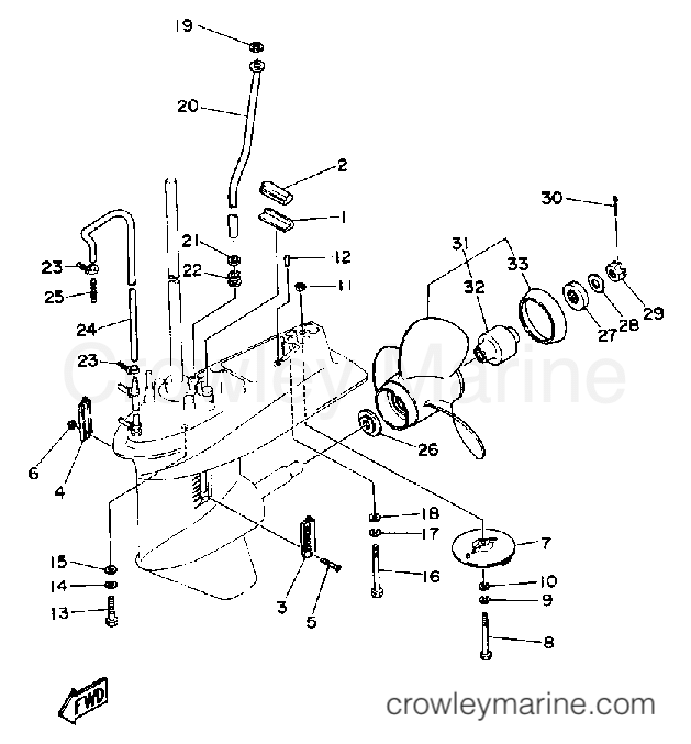 Yamaha Motors PRO50LD - LOWER DRIVE 2