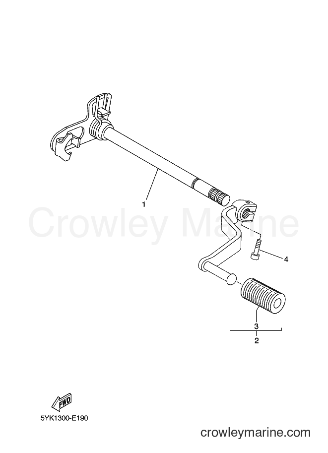 2012 Street Bike MT03 - MT03 (2BF1) [030] - SHIFT SHAFT