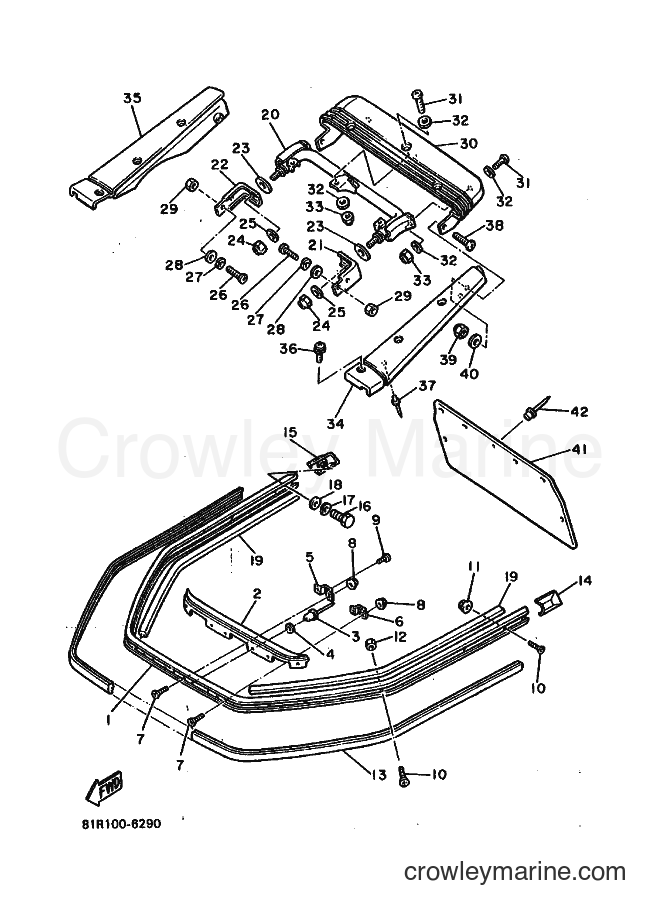 1988 Snowmobile XL540 - XL540 (83W0) [010] - BUMPER