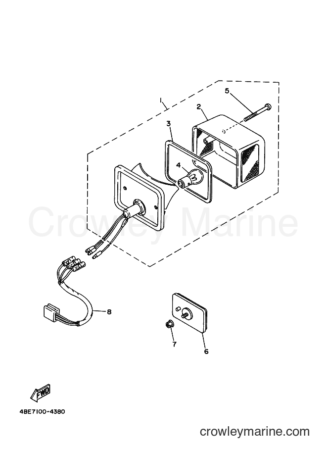 2005 Dirt Bike XT225 - XT225 (5RKB) [010] - TAILLIGHT