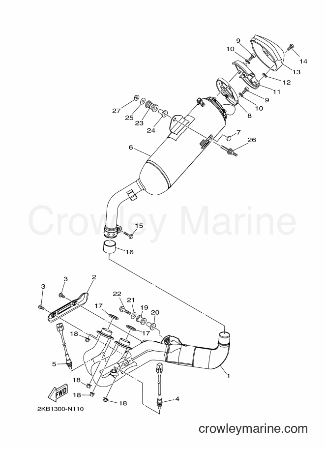 2017 Dirt Bike XT1200ZE - XT1200ZE (2KBV) [010] - EXHAUST