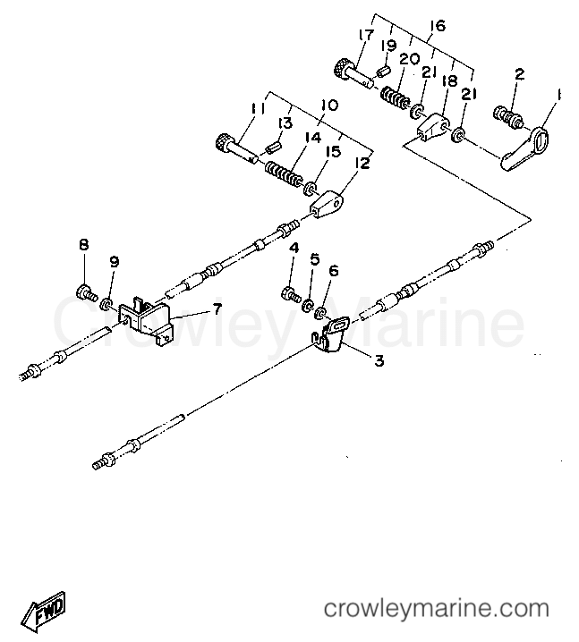 Yamaha Motors C40PLRT - REMOTE CONTROL ATTACHMENT