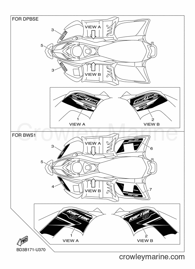 Yamaha Motors YFM90R (BD3B) [010] - GRAPHICS