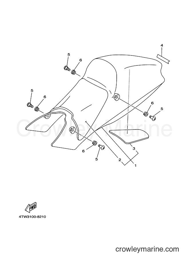 2000 Street Bike TZ250 - TZ250 (5KE1) [070] - SEAT