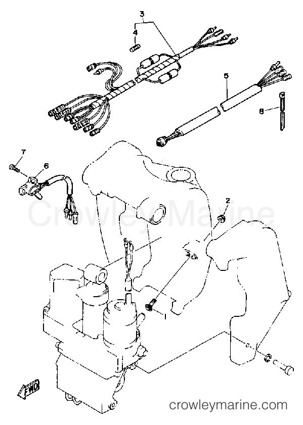 Yamaha Motors 115TXRP - BRACKET 2