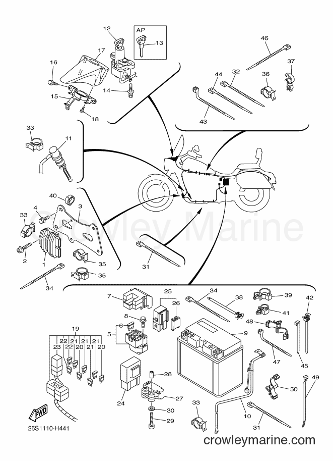 Yamaha Motors XVS900CT (26S3) [020] - ELECTRICAL 2