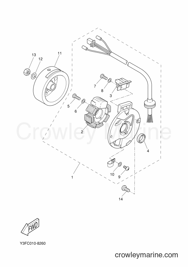 Yamaha Motors CW50 (4FG4) [010] - GENERATOR