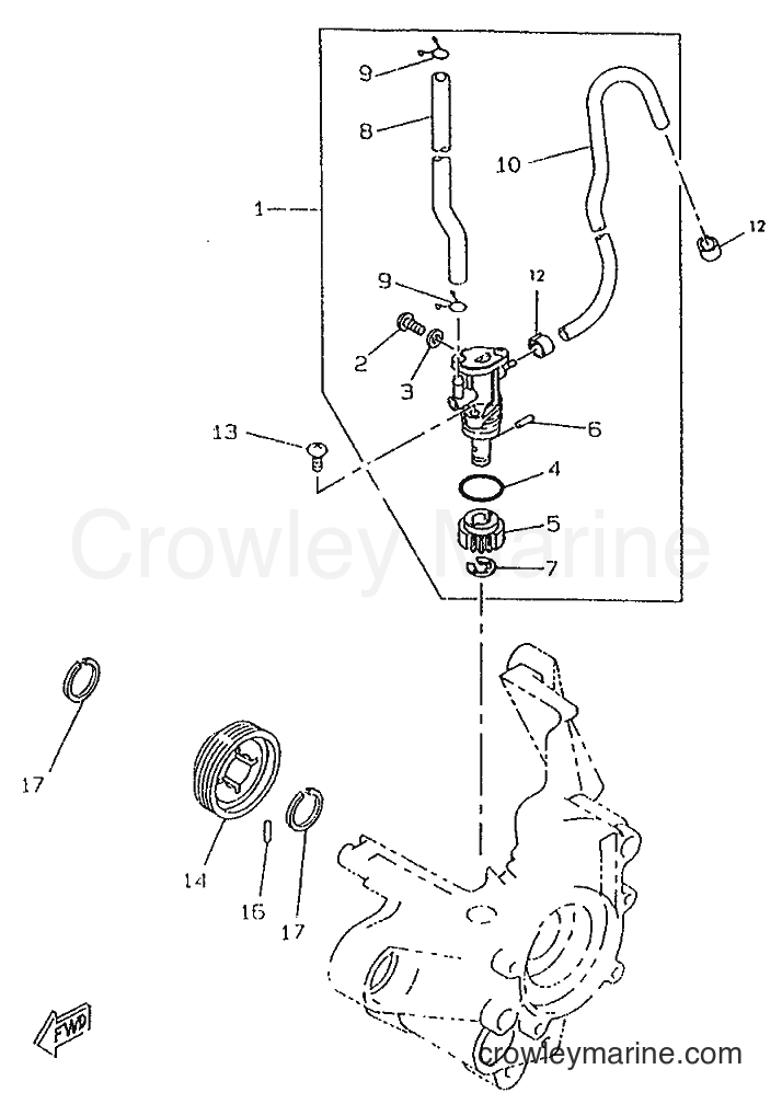 1996 Scooter CW50RS - CW50RS (4WB1) [999] - OIL PUMP
