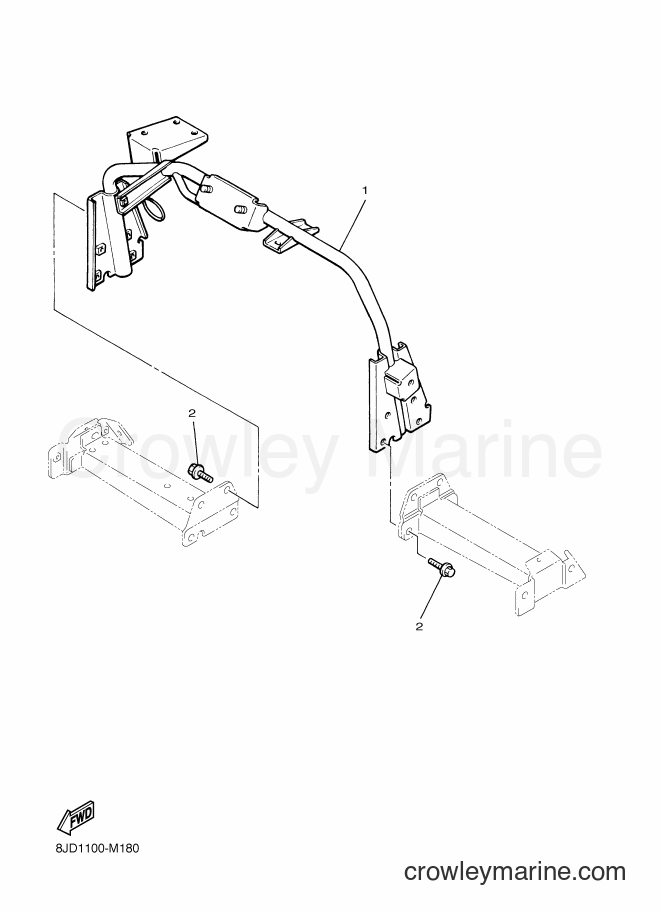 Yamaha Motors VK540E (8KA2) [020] - STEERING GATE