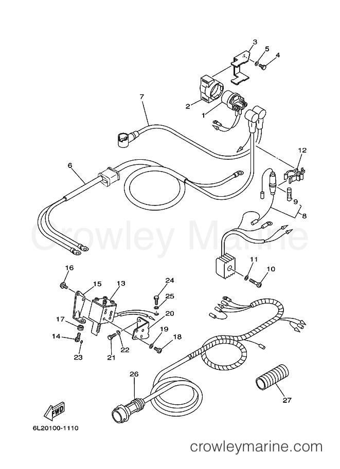 Yamaha Motors 20D (6L30) [080] - ELECTRICAL 2