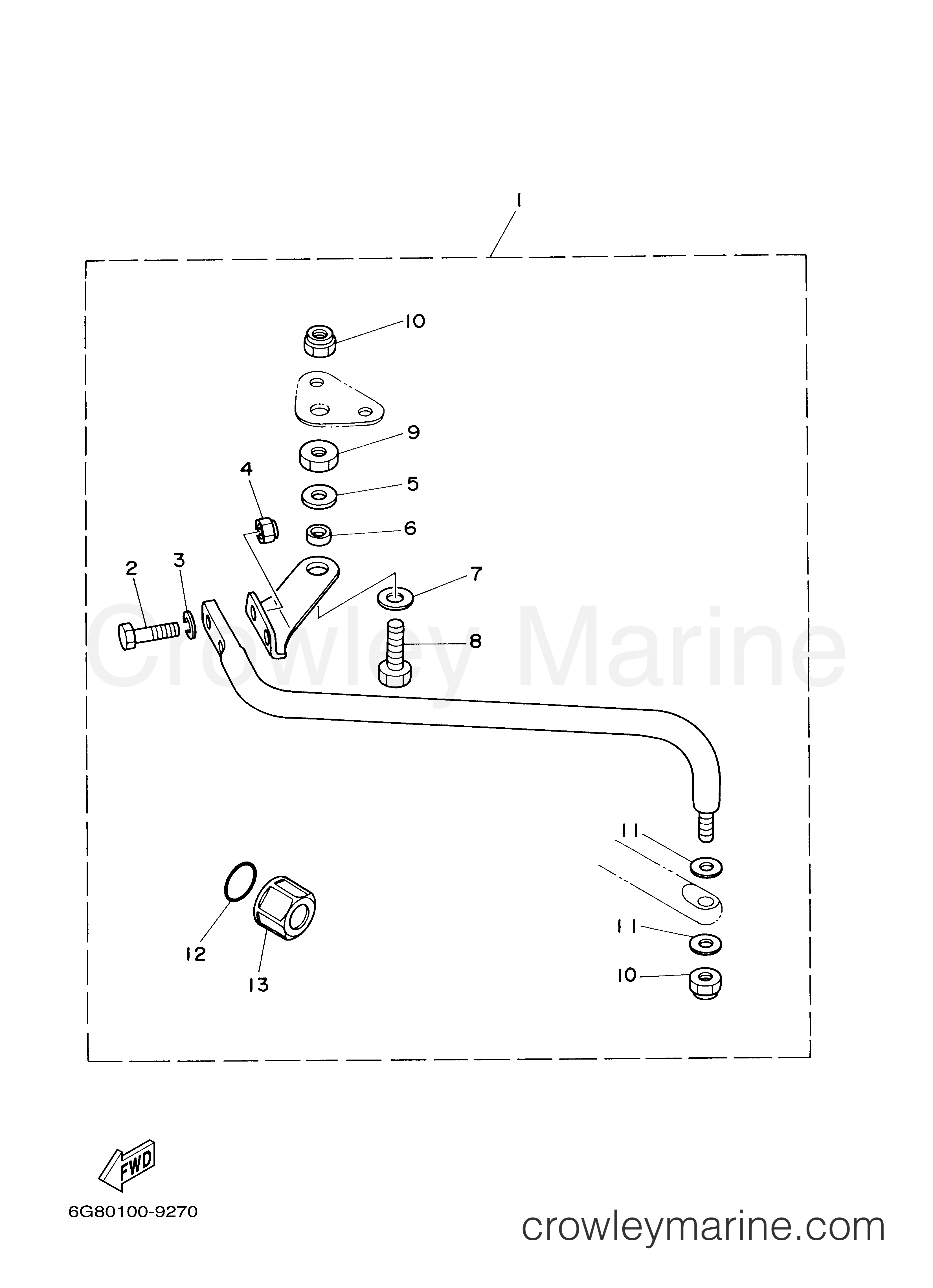 Yamaha Motors F9.9ELR - STEERING GUIDE